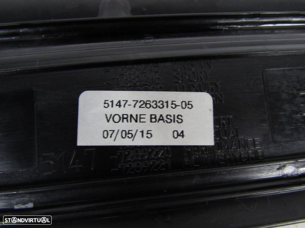 Rodapé Frente Seminovo/ Original BMW 1 (F20)/BMW 3 (F30, F80)/BMW 3 Touring (F31... - 3