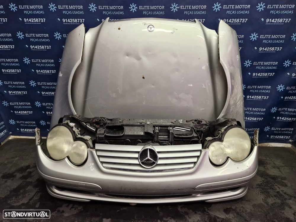 Frente completa usada MERCEDES CLASS C W203 SPORT COUPE 220 CDI capot parachoques oticas guarda lamas radiador - 3