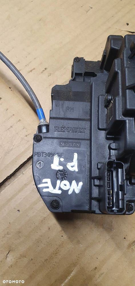 Zamek drzwi prawy tył tylny prawy 3 PIN Nissan Note E11 - 6