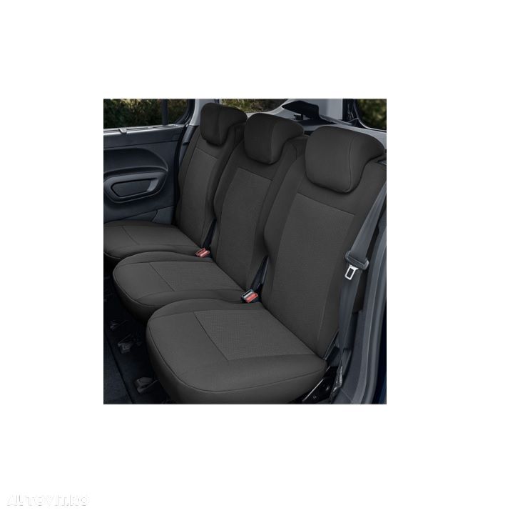 Set huse scaune auto Kegel Tailor Made pentru Peugeot Rifter, Partner Van dupa 2019, Citroen Berlingo 3 dupa 2019, Opel Combo E dupa 2019, Toyota Proace City, fata + spate, 3 scaune spate individuale - 1