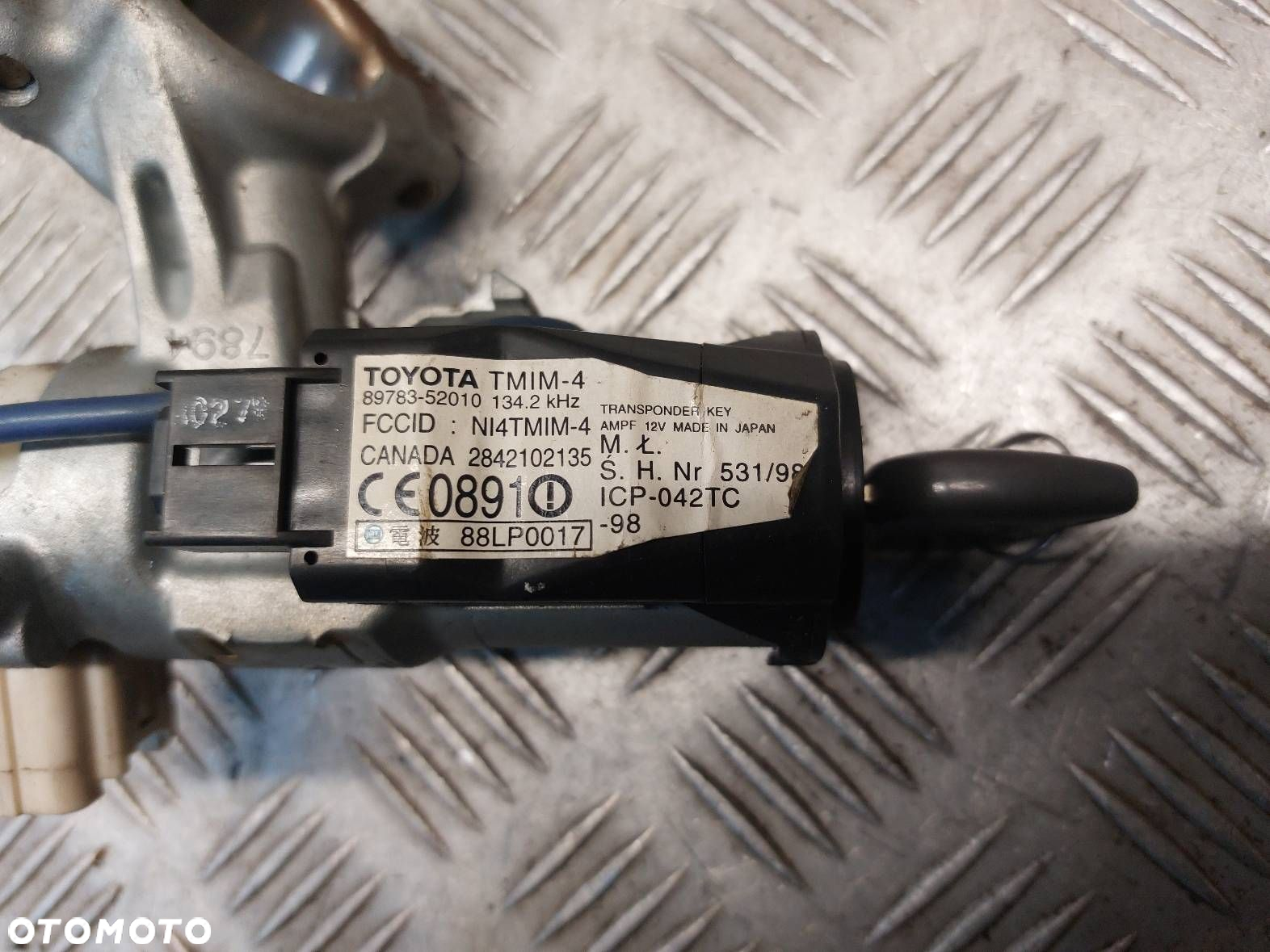 ZESTAW STARTOWY TOYOTA YARIS I 1.4 D4D 89661-5220 - 9