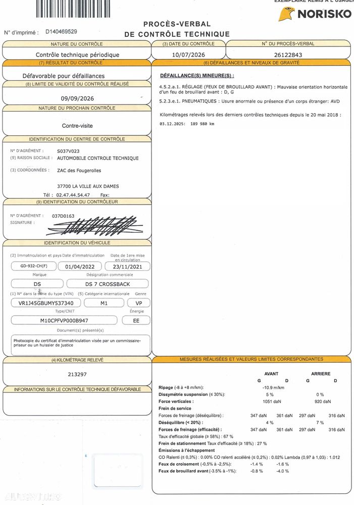 DS Automobiles DS 7 Crossback Crossback 4x4 LOUVRE - 41