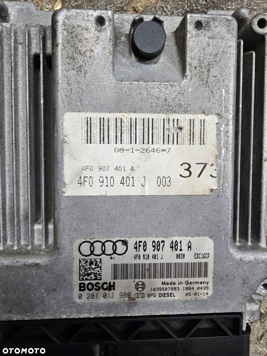 KOMPUTER STEROWNIK SILNIKA AUDI A6 C6 05 3.0TDI 4F0907401A - 2