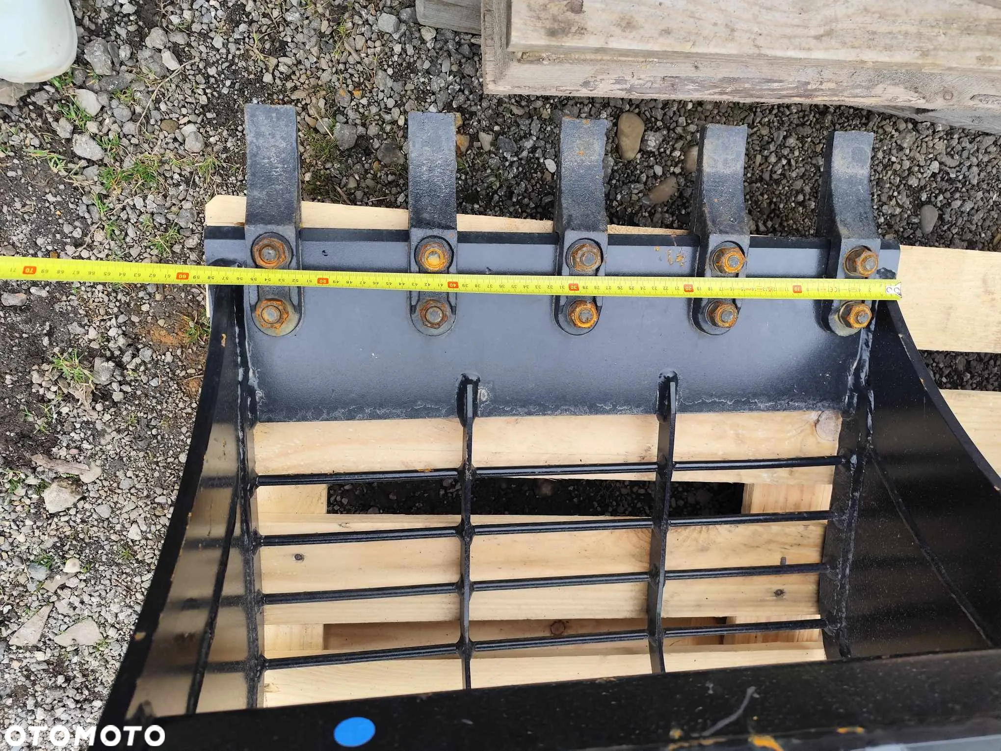 Łyżka szkieletowa ażurowa  przesiewowa przesiewająca sortująca 60cm fi30 do minikoparki NOWA - 10