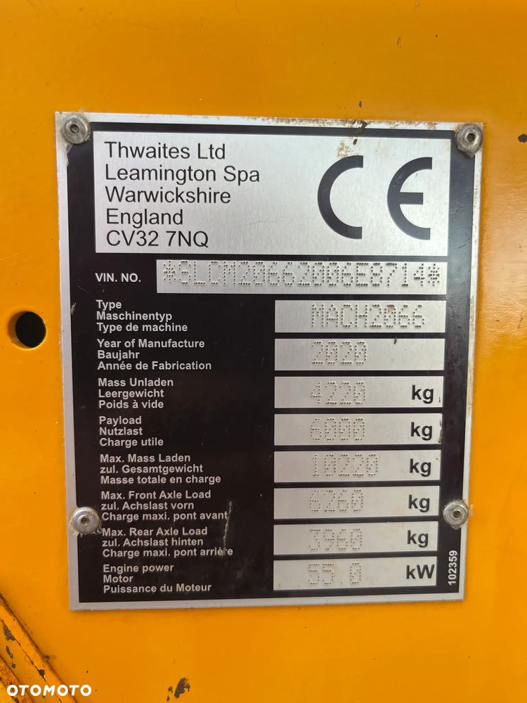 Thwaites Mach 2066 6 Tonne - 26
