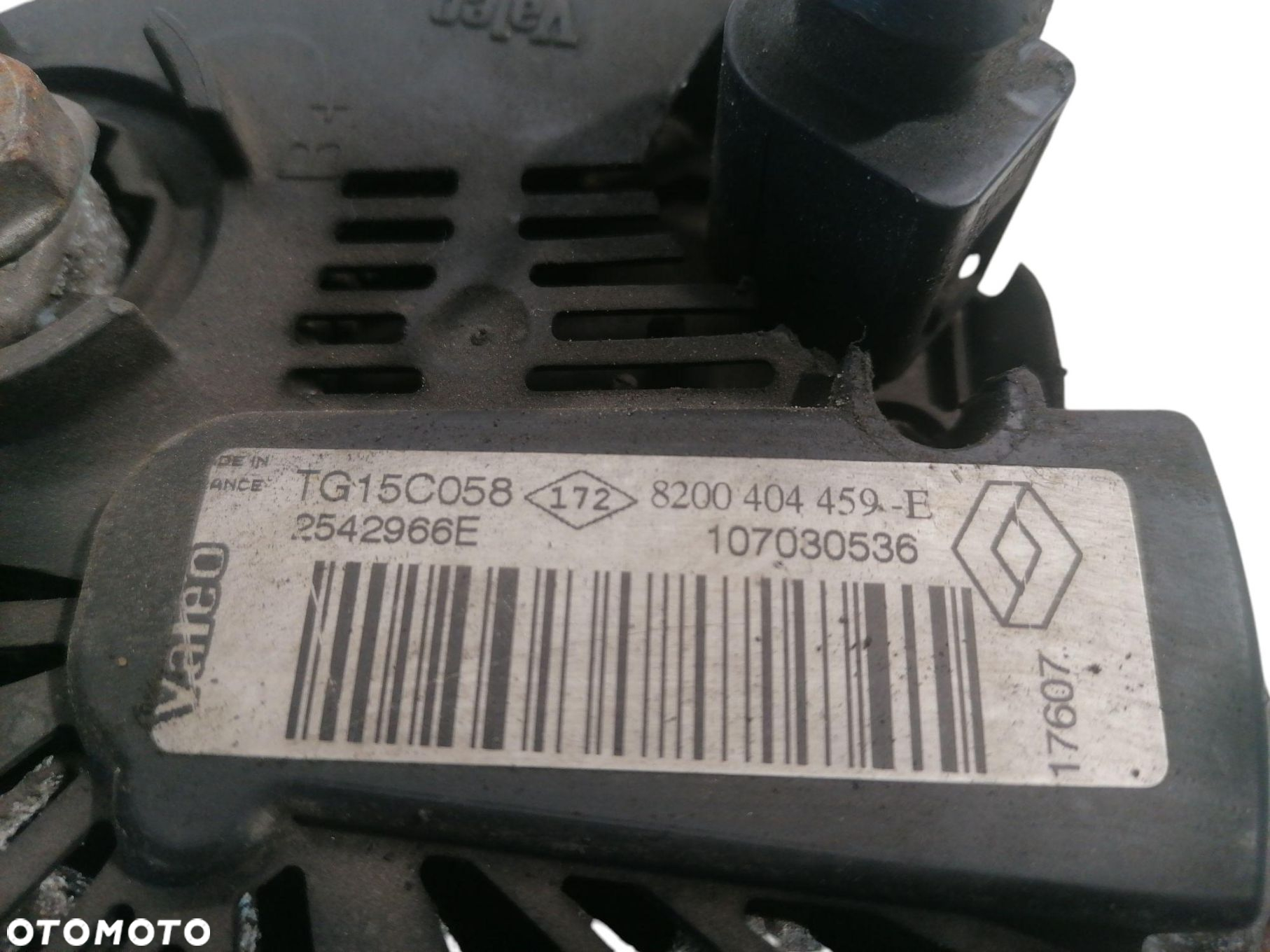 ALTERNATOR VW PASSAT B5 1.9 TDI 8200404459 TG15C058 2542966E - 3