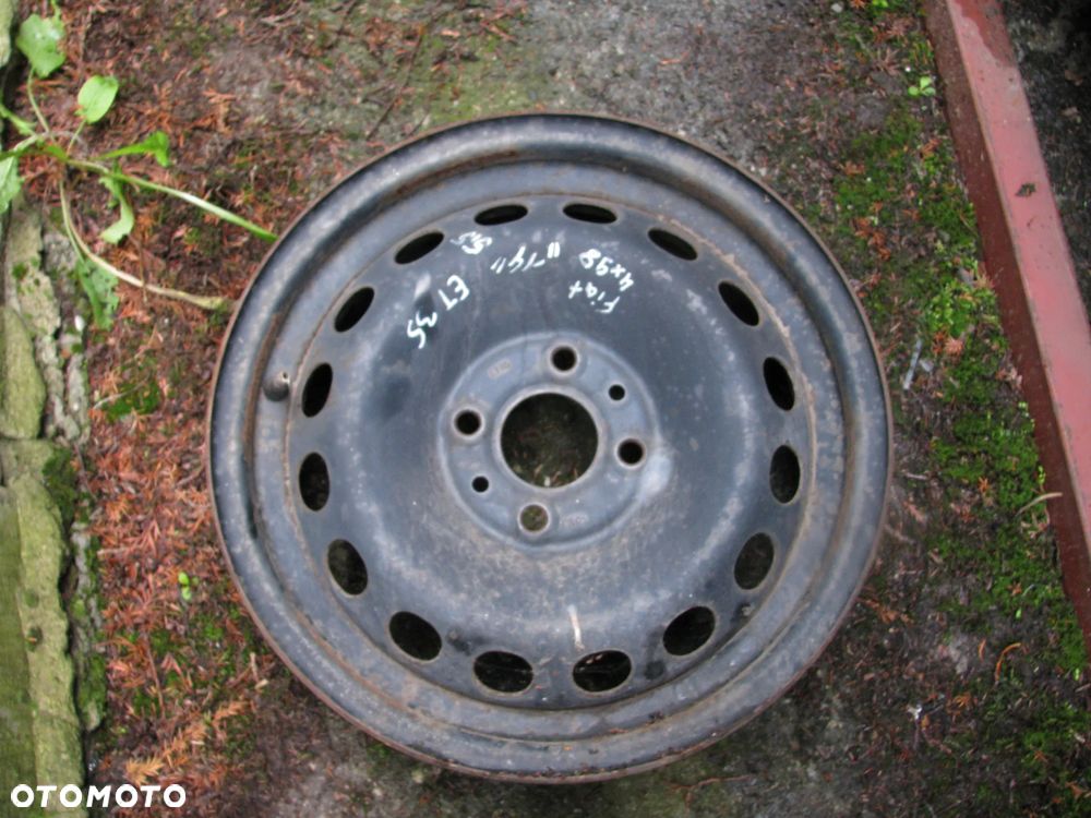 Felga stalowa FIAT FELGA 14 FIAT 500 PUNTO PANDA 5.5" x 14" 4x98 ET 35 - 1