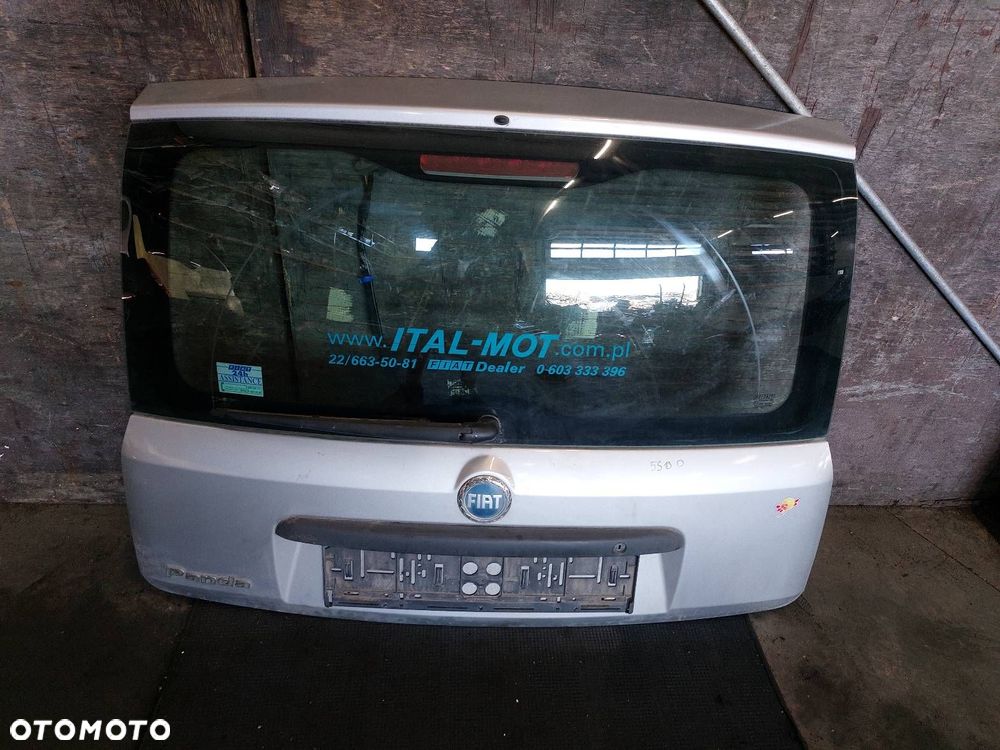 KOMPLETNY TYŁ  KLAPA ZDERZAK LAMPA PRAWA LEWA FIAT PANDA II 647 - 4