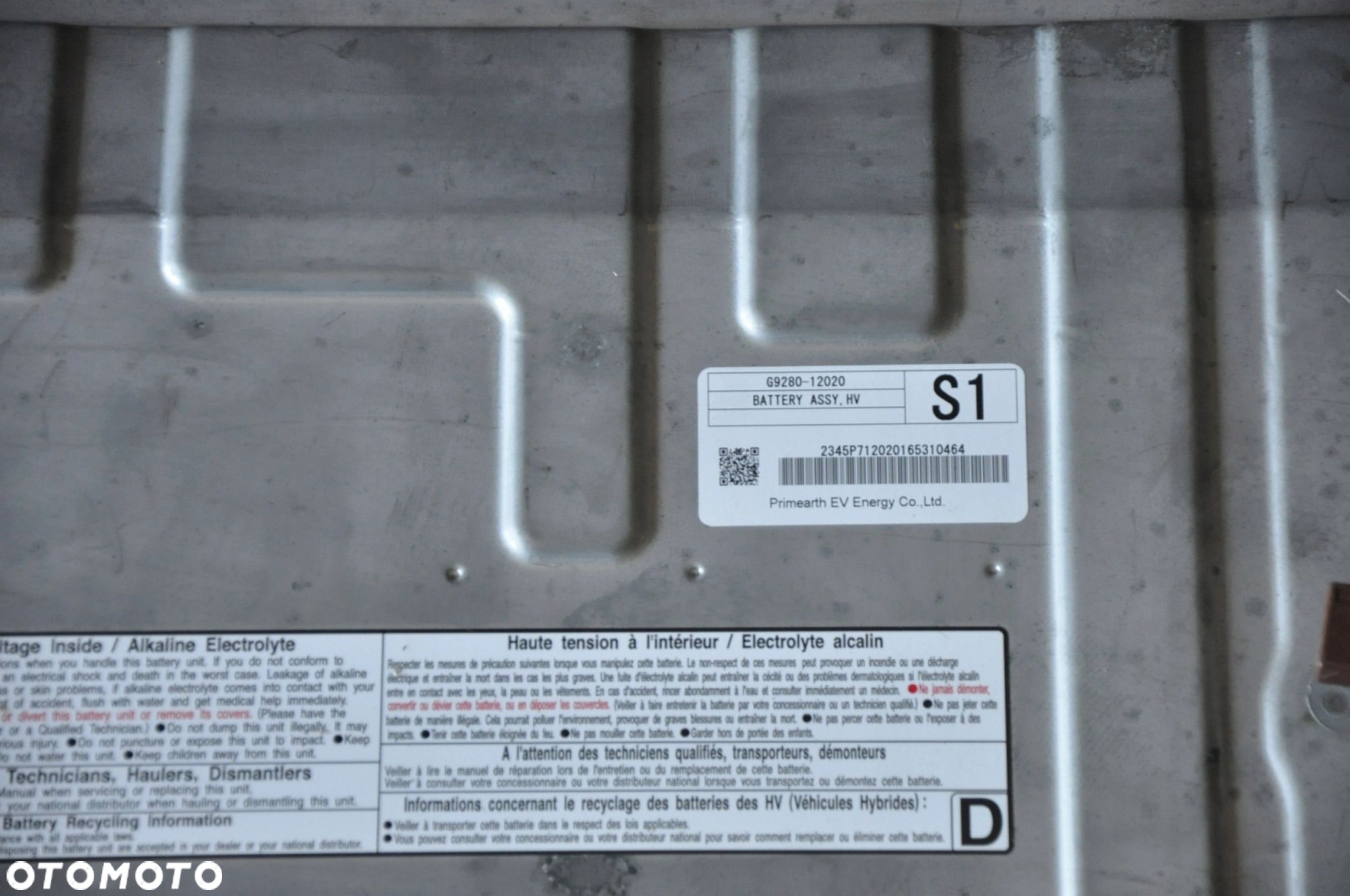 Toyota Auris II 2 bateria G9280-12020 G9510 12010 - 8