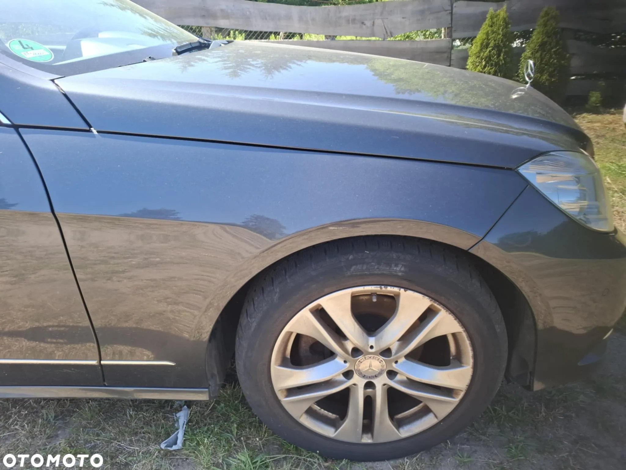 KOMPLETNY PRZÓD MASKA BŁOTNIK PRAWY LEWY PRZEDNI ZDERZAK PAS PRZEDNI LAMPA CHŁODNICE MERCEDES W212 755 W KOLOR - 3