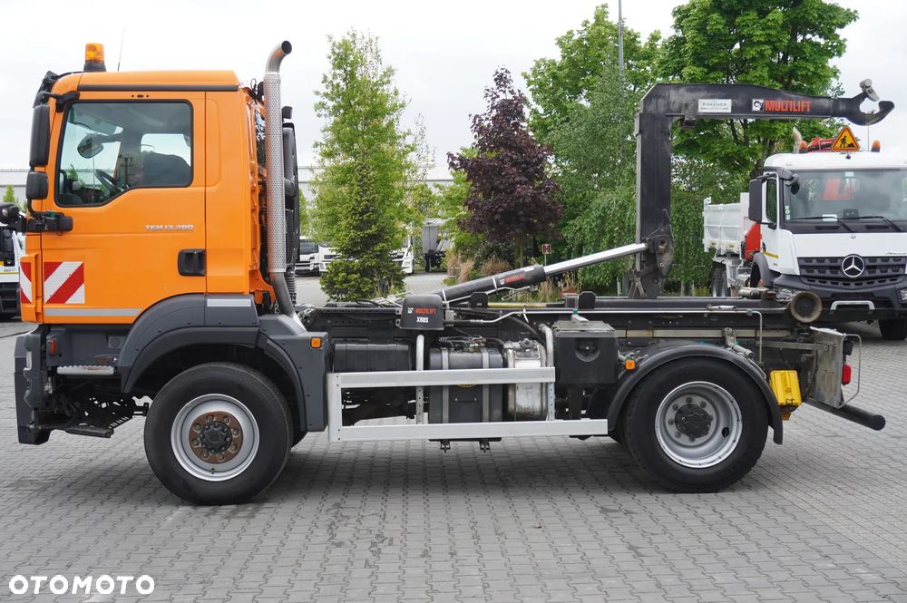 MAN TGM 13.290 / 4x4 / 30 tys. km!!! / hakowiec HIAB XR8S3250 / DMC 15 ton - 11