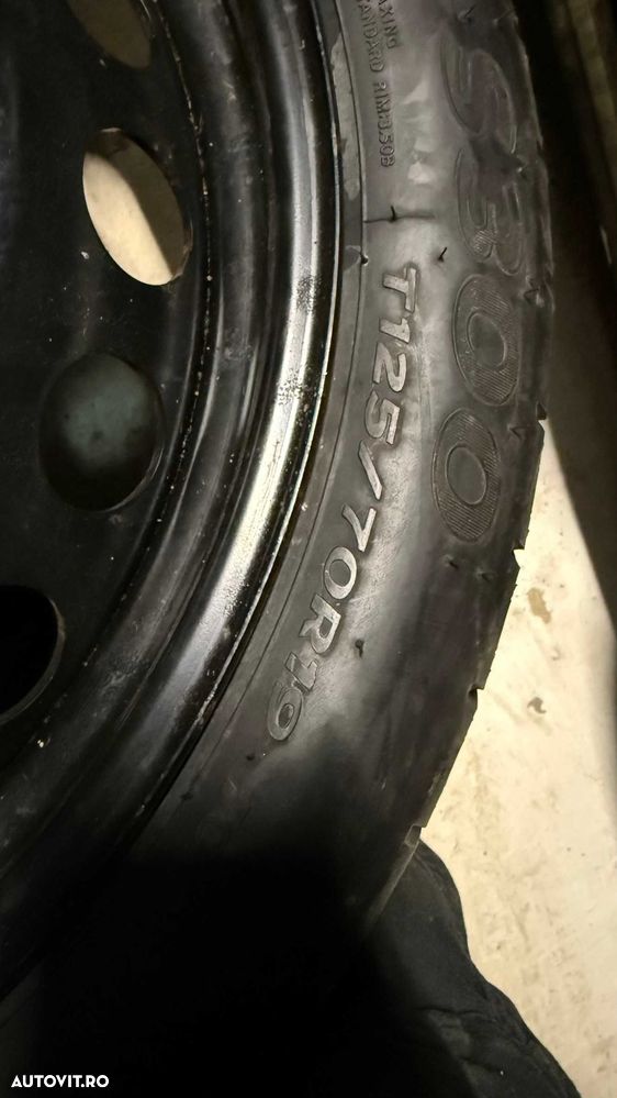 Rezerva Slim Audi A4 B8 B9 Audi A5 originale 125 70 19 - 4