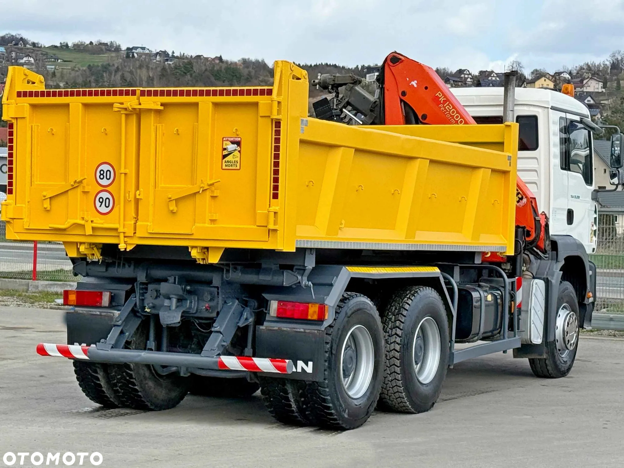 MAN TGA 33.350 * WYWROTKA 4,70 m * PK 12000 * 6x4 * STAN BDB - 5