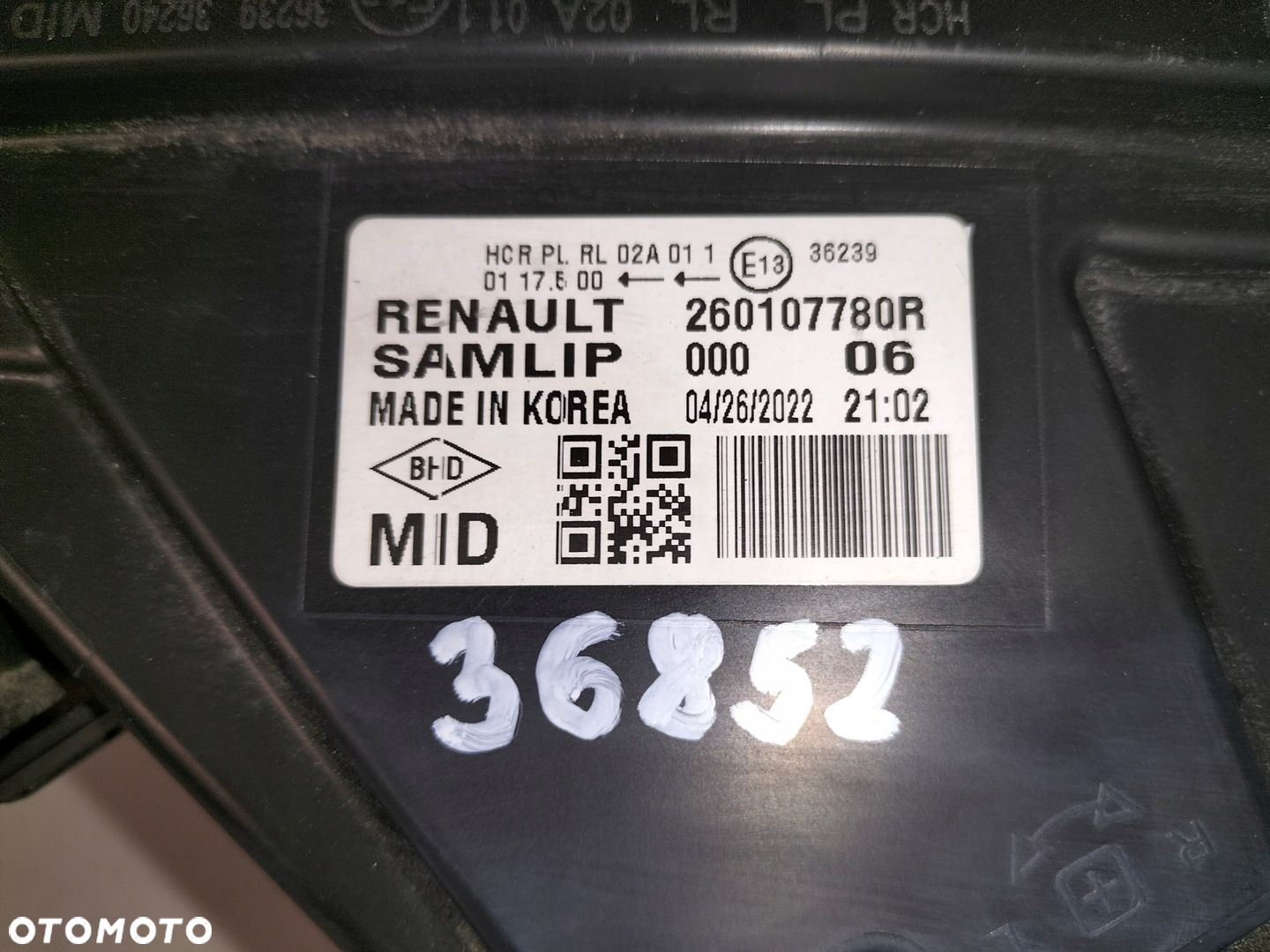 Lampa przednia reflektor prawa RENAULT ARKANA 19- FULL LED PURE VISION - 8