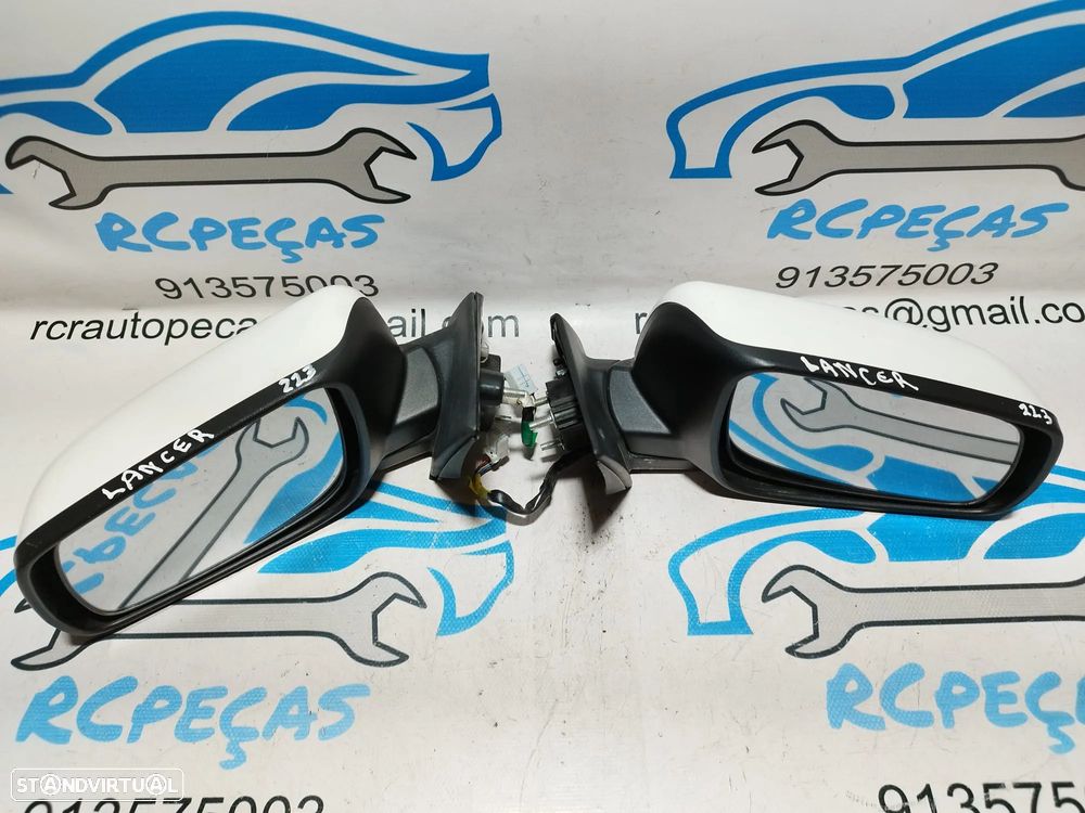 ESPELHO RETROVISOR ESQUERDO DIREITO MITSUBISHI LANCER VIII 8 MK8 7632A09307 7632A09308 ELETRICO AQUECIDO ESPELHOS RETROVISORES - 9