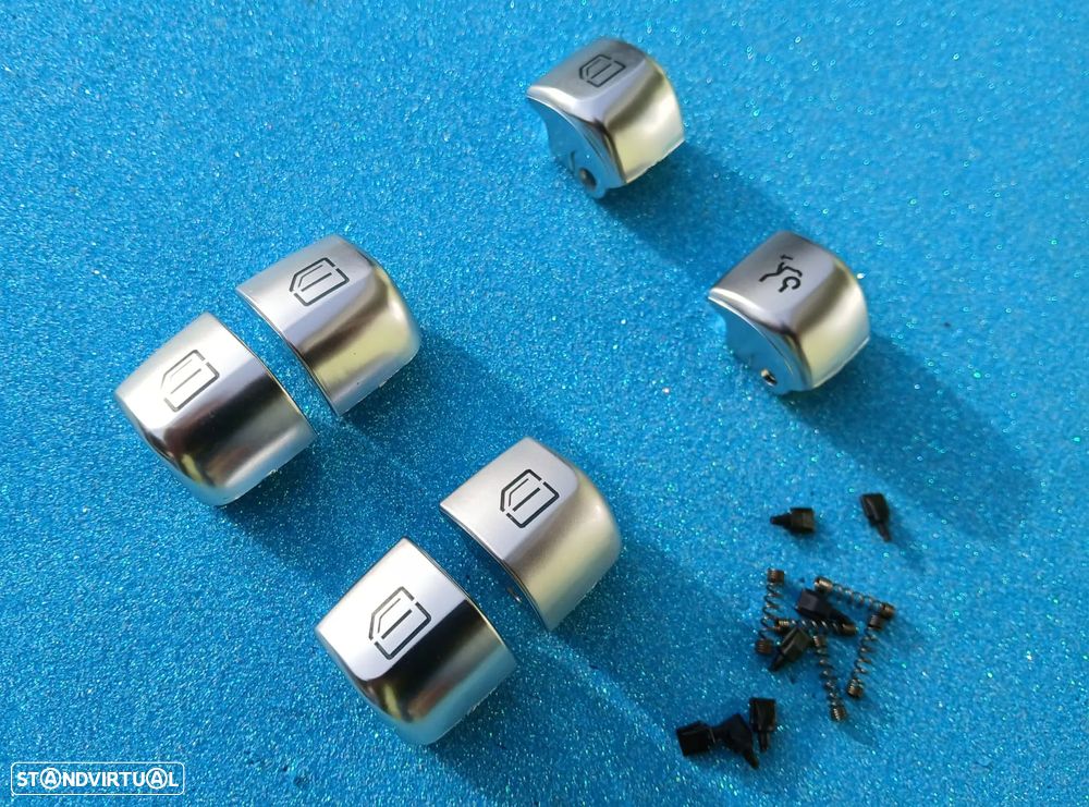 Botão tecla comando interruptor vidros Mercedes W205  Classe C  (passageiro e trás) NOVO - 1