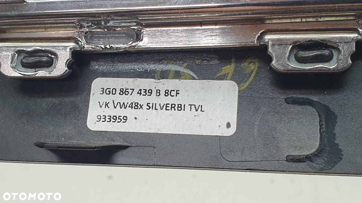 LISTWA DEKOR BOCZKA DRZWI PRZÓD LEWA DREWNO CHROM VW ARTEON 3G0867439B - 9