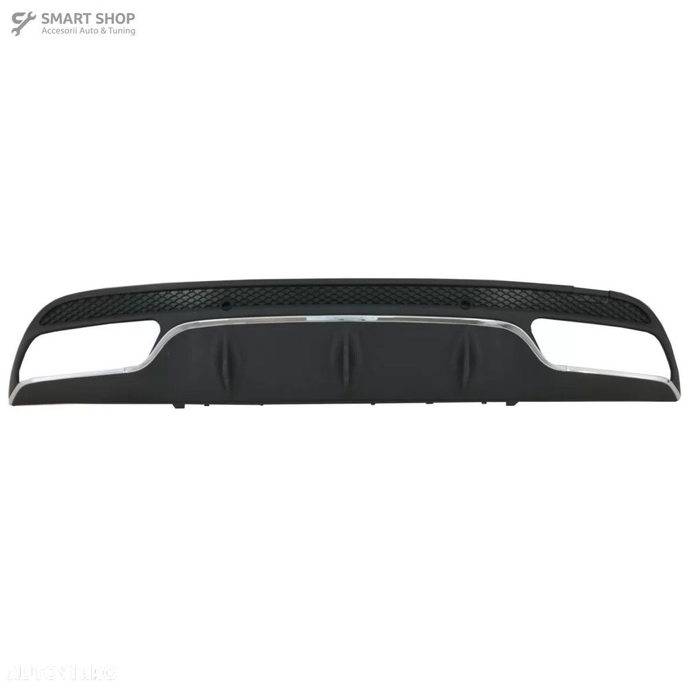 Difuzor Bara Spate cu Ornamente tobe Negre Mercedes C-Class W205 S205 - 2