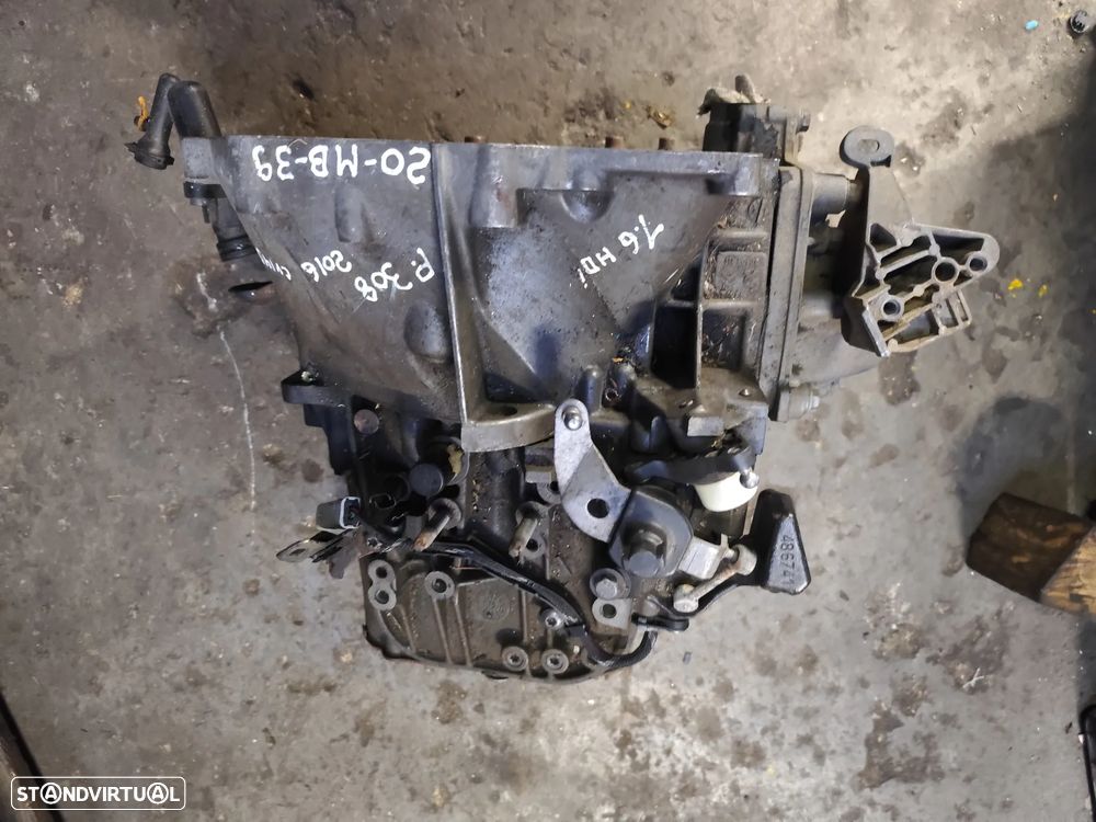 Peugeot 308 II 1.6 HDi - CAIXA VELOCIDADES REF: 20MB39 - CV145 - 3