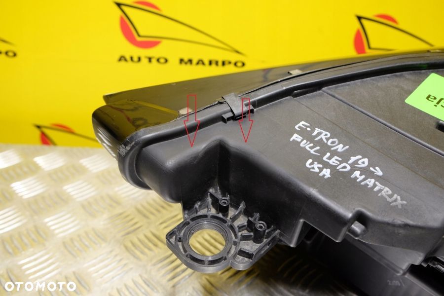 AUDI E-TRON 2018- REFLEKTOR LAMPA FULL LED PRAWA USA - 8