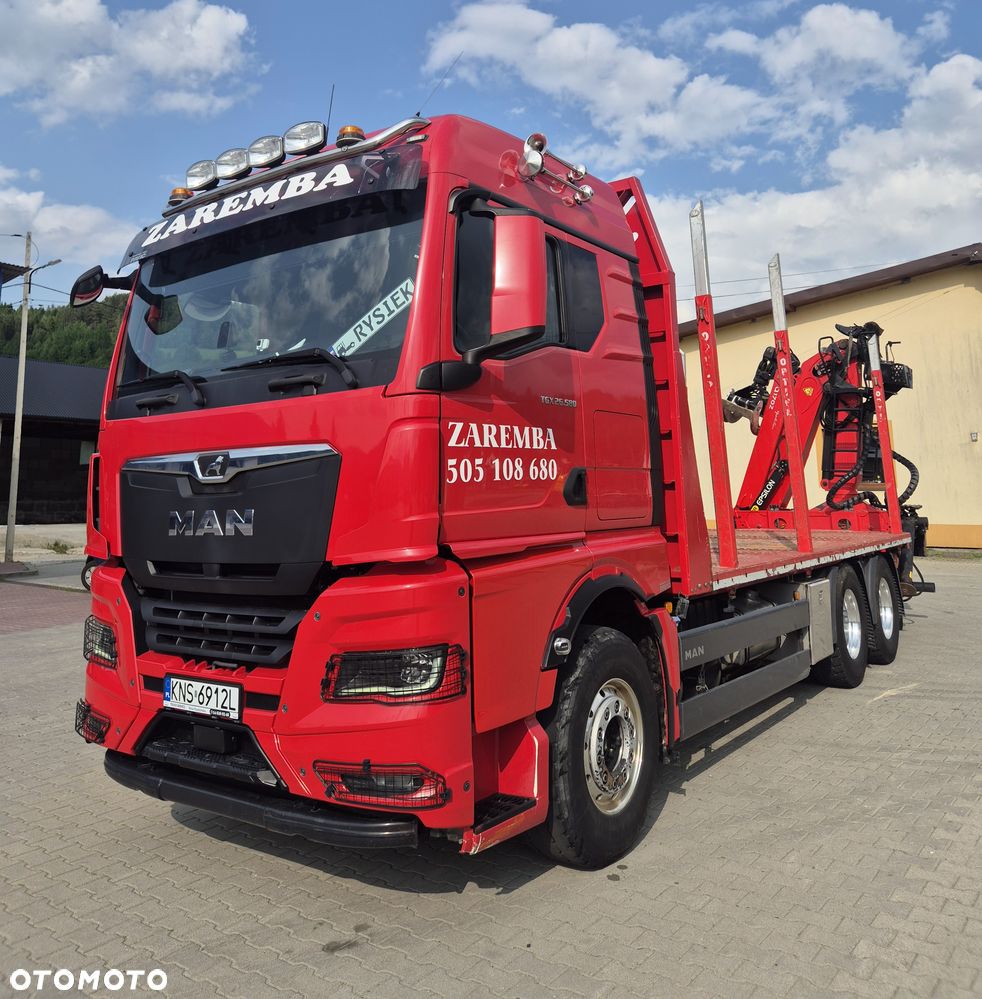MAN Tgx 26.580 do drewna - 2