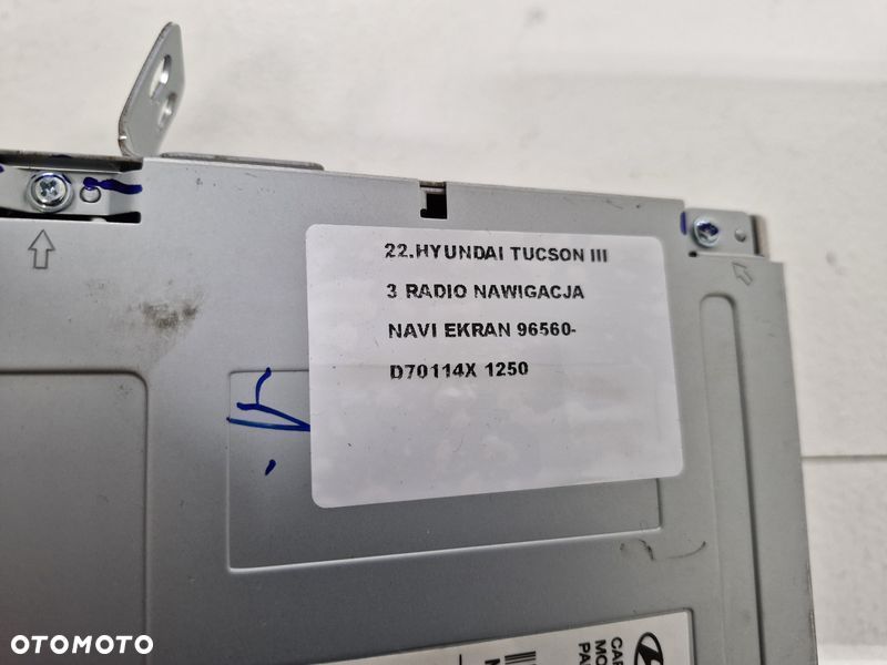 hyundai tucson iii 3 radio nawigacja navi ekran 96560-d70114x - 7