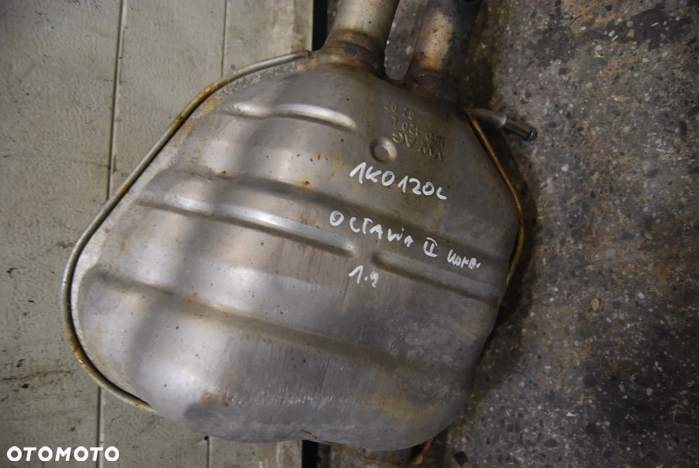 TŁUMIK WYDECH KOŃCOWY + ŚRODKOWY SKODA OCTAVIA II KOMBI 1.9 TDI 1K0120L - 4