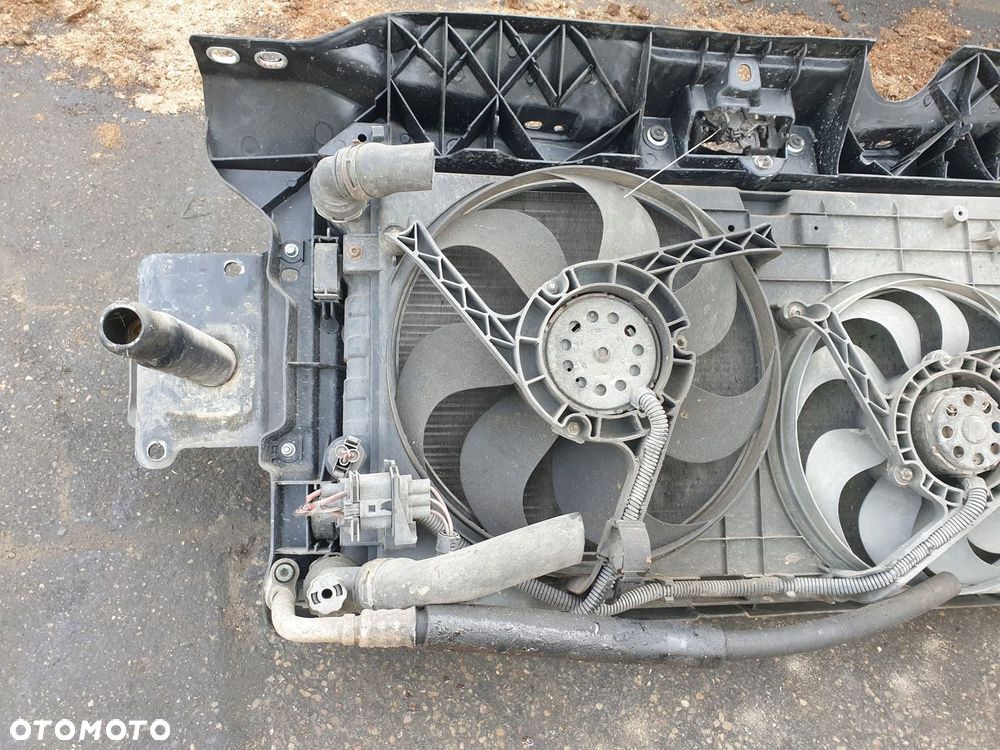 PAS PRZEDNI WZMOCNIENIE CZOŁOWE KOMPLET CHŁODNIC SKODA OCTAVIA II 2006 ROK - 5