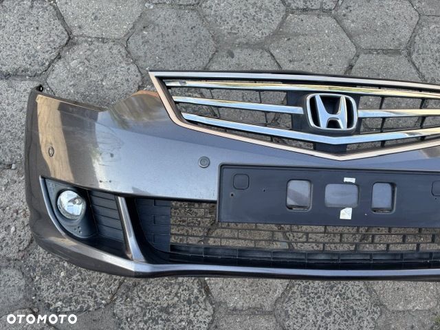 honda accord viii zderzak przód grill czujniki halogeny 08-11r nh736m - 8