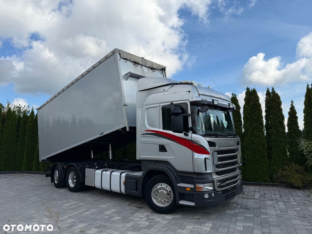 Scania / R440 / 6X2 / WYWROTKA+BURTO-FIRANKA / ZBOŻA-OTRĘBY-TORF ITP. / - 7