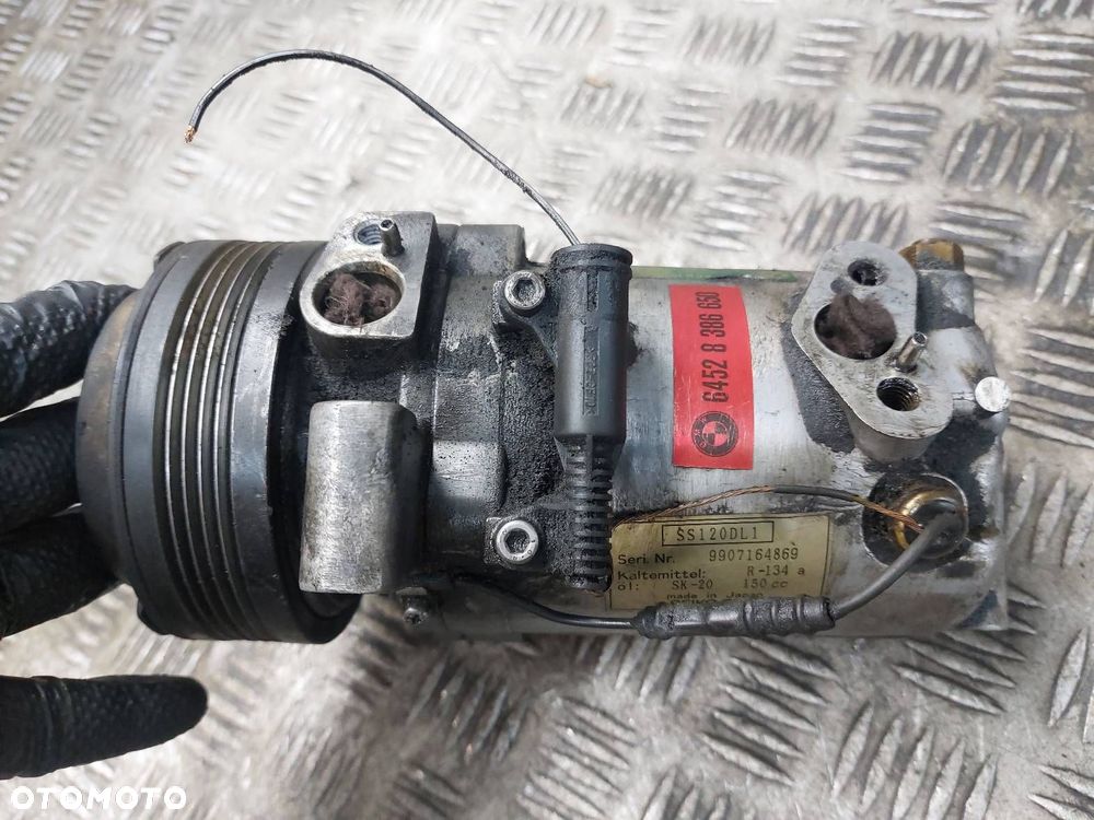 SPRĘŻARKA KOMPRESOR KLIMATYZACJI BMW E46 2.0 D M47 8386650 ID: 238025 - 6