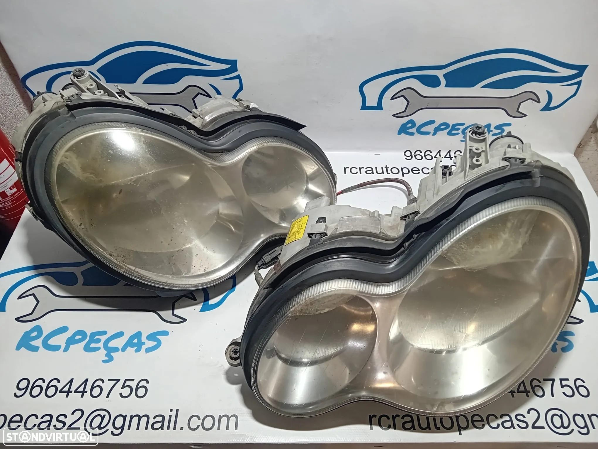 Óticas Ótica Farol Faróis Mercedes Class C W203 Fase II facelift - 2