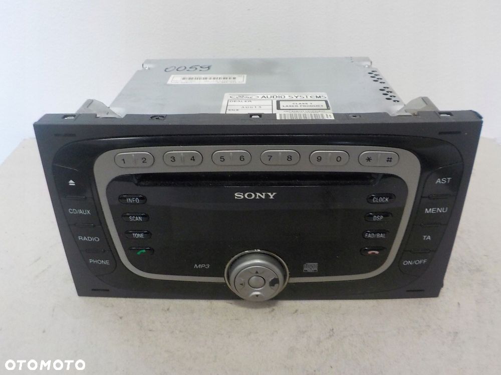 FORD FOCUS II RADIO FABRYCZNE SONY MP3 KOD 7M5T-18C939-CB - 1