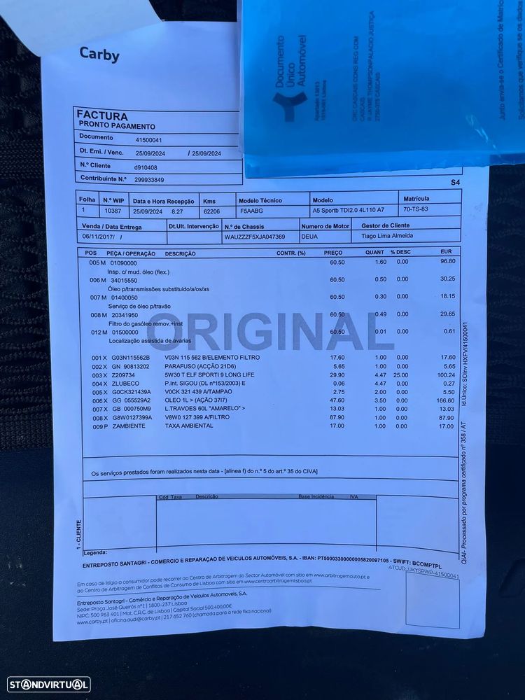 Audi A5 Sportback 2.0 TDI Multitronic - 33