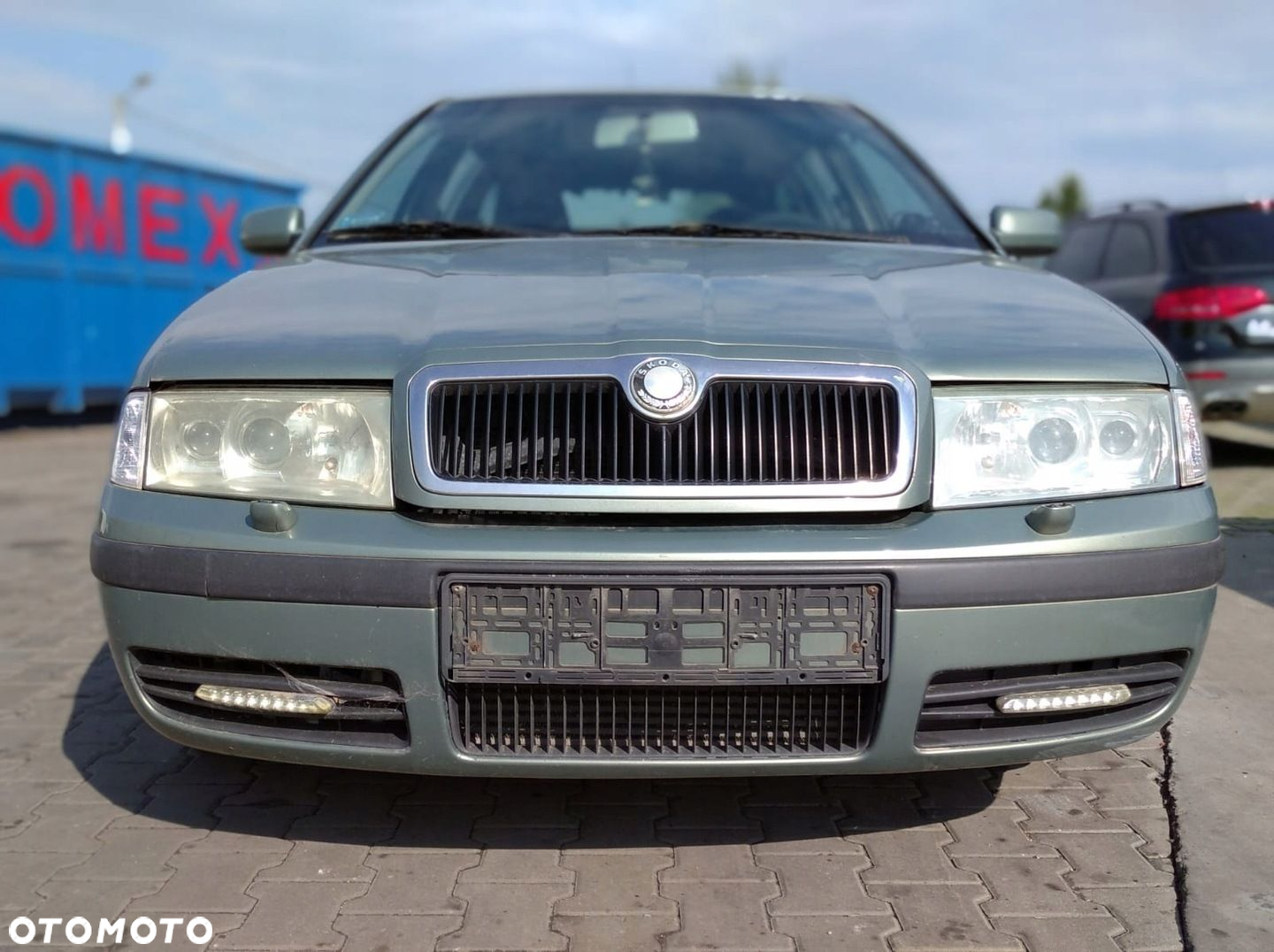 SKODA OCTAVIA I 1U LIFT 00-10 ZDERZAK MASKA LAMPY XENON PAS 9596 M7 / F6G - 2