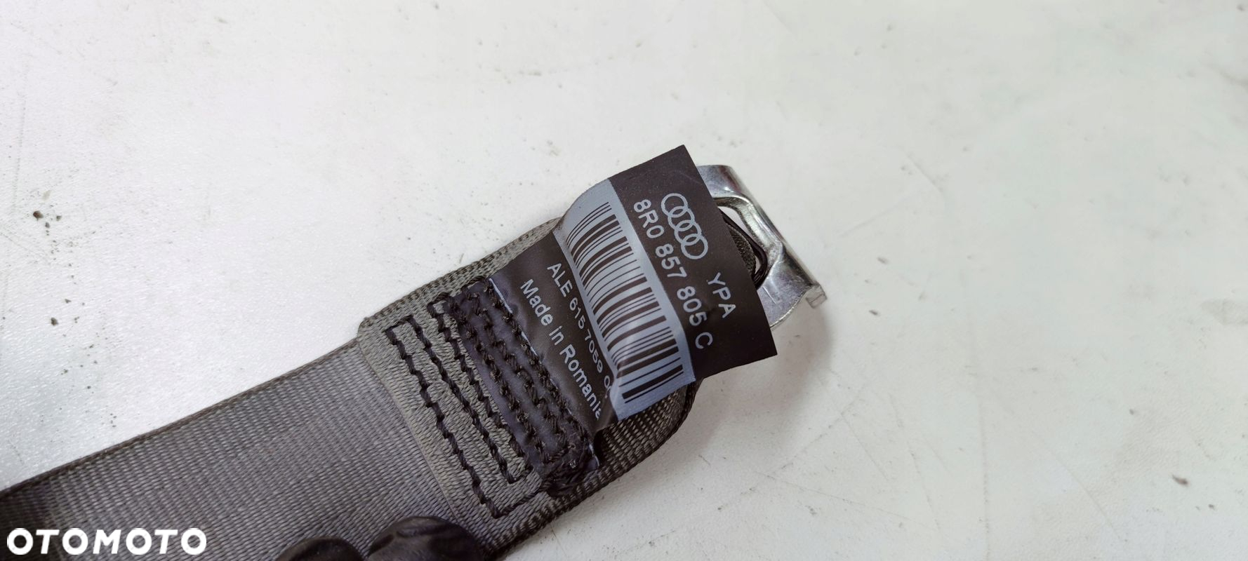 PAS BEZPIECZEŃSTWA TYŁ AUDI Q5 8R 8R0857805C SZARY - 3