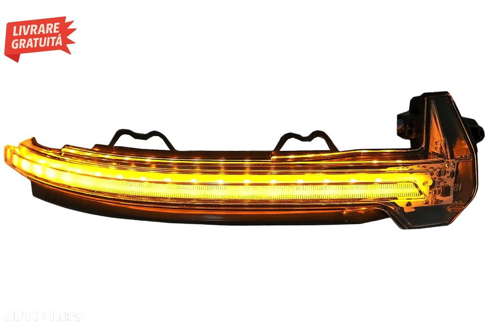 Indicator Dinamic Full LED pentru Oglinda Osram LEDriving DMI Audi A4 S4 RS4 B9 (2- livrare gratuita - 2