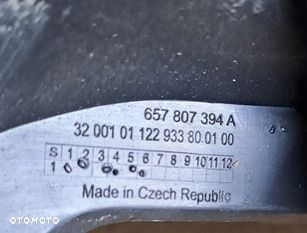 skoda scala 19-25r ślizg mocowanie zderzaka prawy tył 657807394a - 2