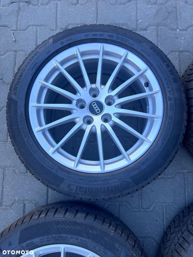 Koła zimowe Audi A4 A5 A6 17'' 225/50r17 Continetal 24r - 5