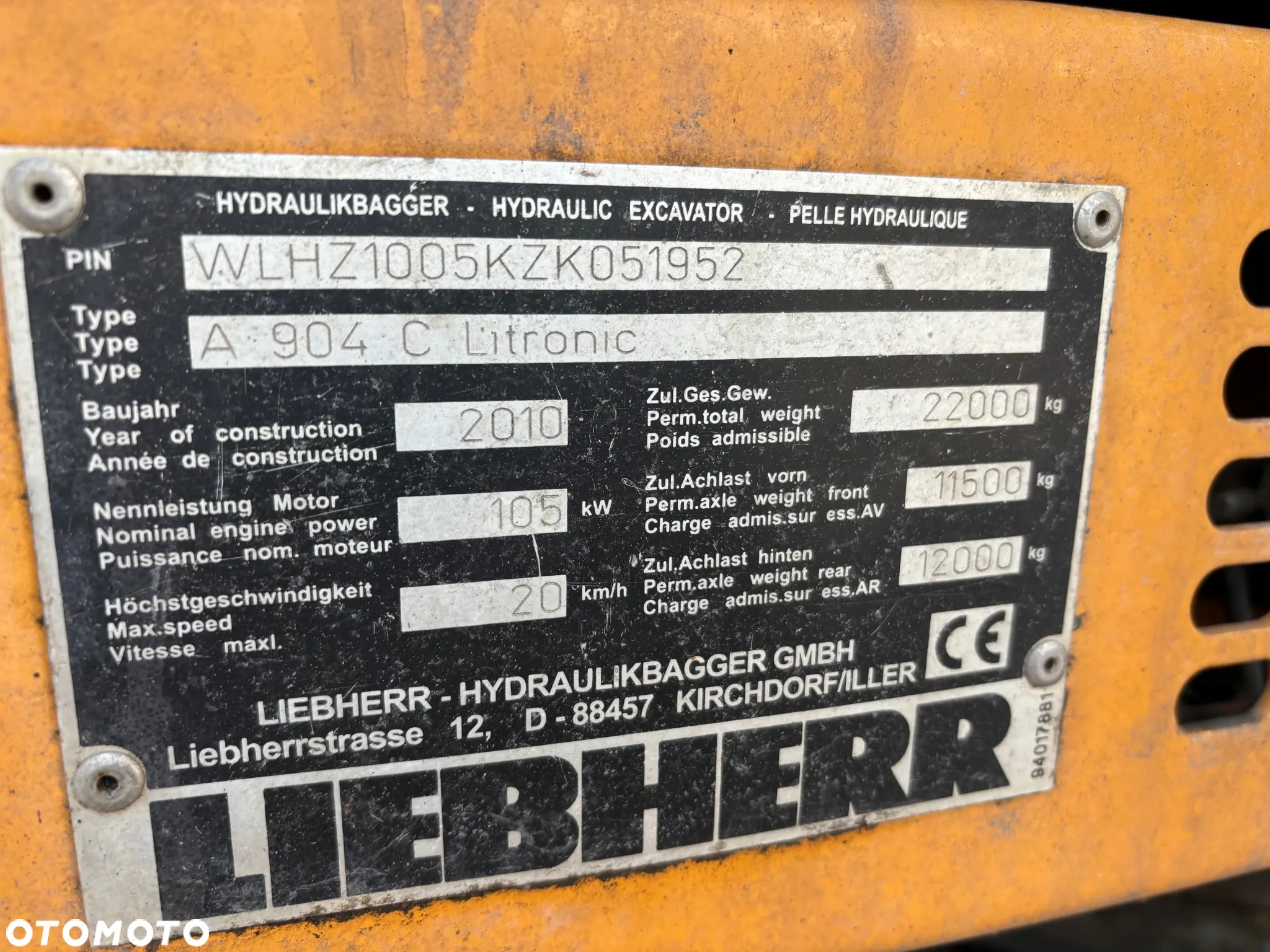 Liebherr A 904 C Litronic /Ramię 3 razy łamane / 2 ramię dodatkowo skrętne / PIĘKNA MASZYNA - 24