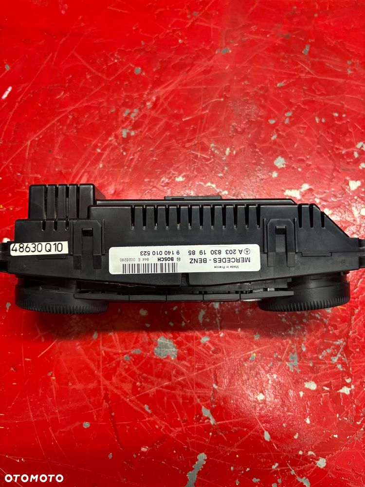 MERCEDES CLK W209 PANEL KLIMATYZACJI A2038301985 - 5