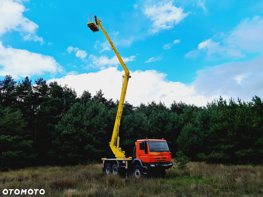 Star 266 MAN 6x6 Modernizacja Podnośnik koszowy BUMAR P-184 - 14