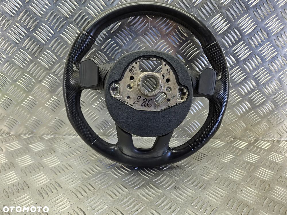 AUDI Q7 4L LIFT 09-15R KIEROWNICA CZARNA SKORA MULTIFUNKCJA LOPATKI 4L0419091AS 4L0419091 AS - 7