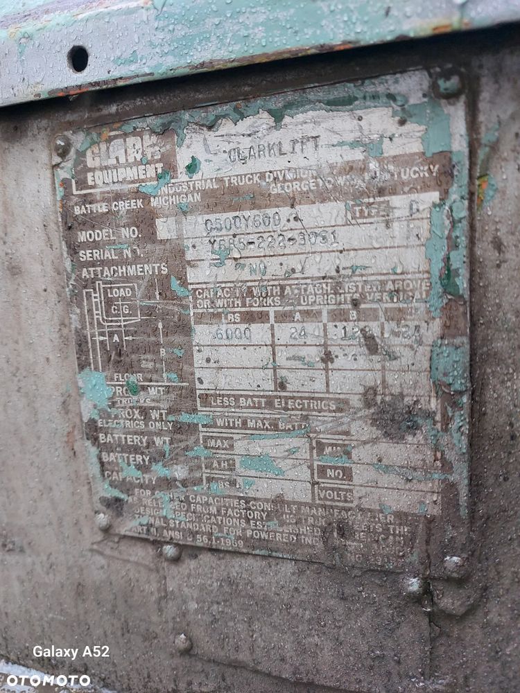 WÓZEK WIDŁOWY CLARK rozrusznik i inne.......... - 5