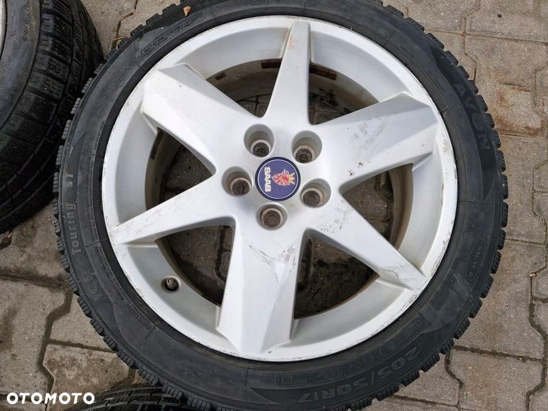saab 9-3 93 ii 2 felgi aluminiowe alufelgi 17 cali 5x110 et41 12786708 - 4