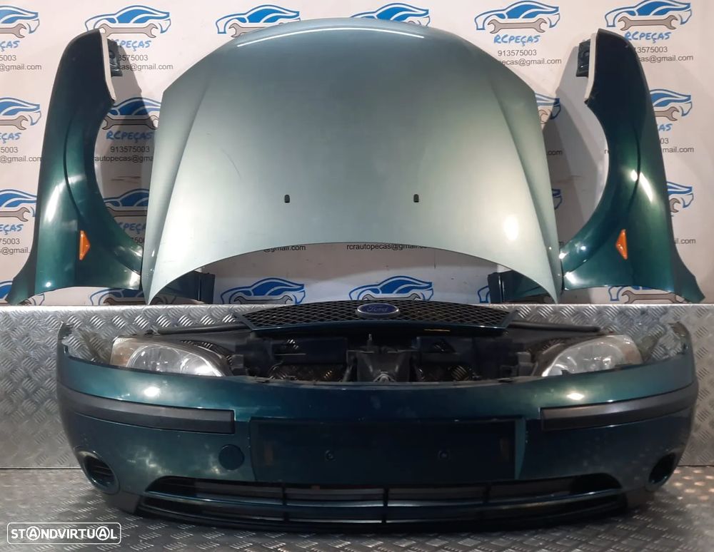 FRENTE COMPLETA FORD MONDEO III 3 MK3 CAPOT PARACHOQUES GUARDA-LAMAS OTICAS RADIADOR VENTILADOR FRENTE FIBRA REFORÇO - 10