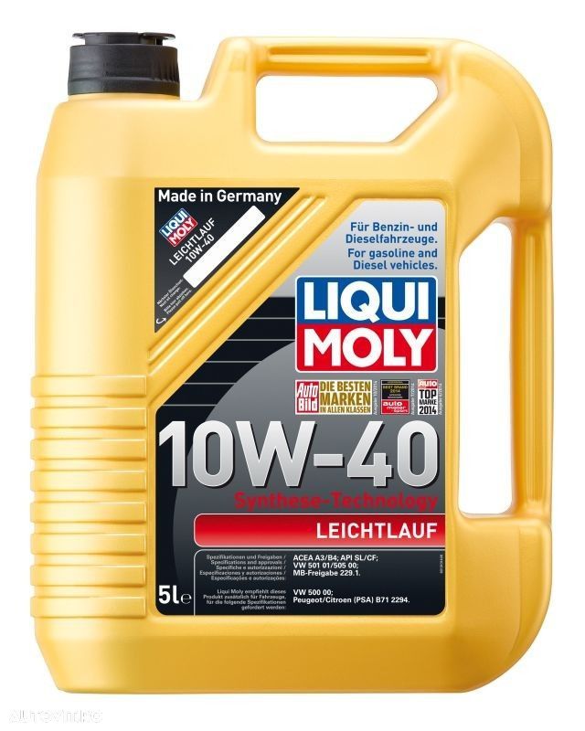 Ulei motor Liqui Moly 10W40 Leichtlauf 5L - 1