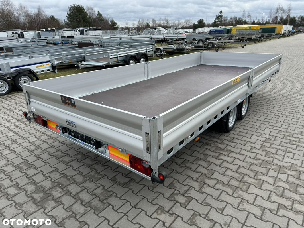 Wiola Multitrailer 3.5S | 500 x 210 cm | najazdy aluminiowe | burty aluminiowe - 10