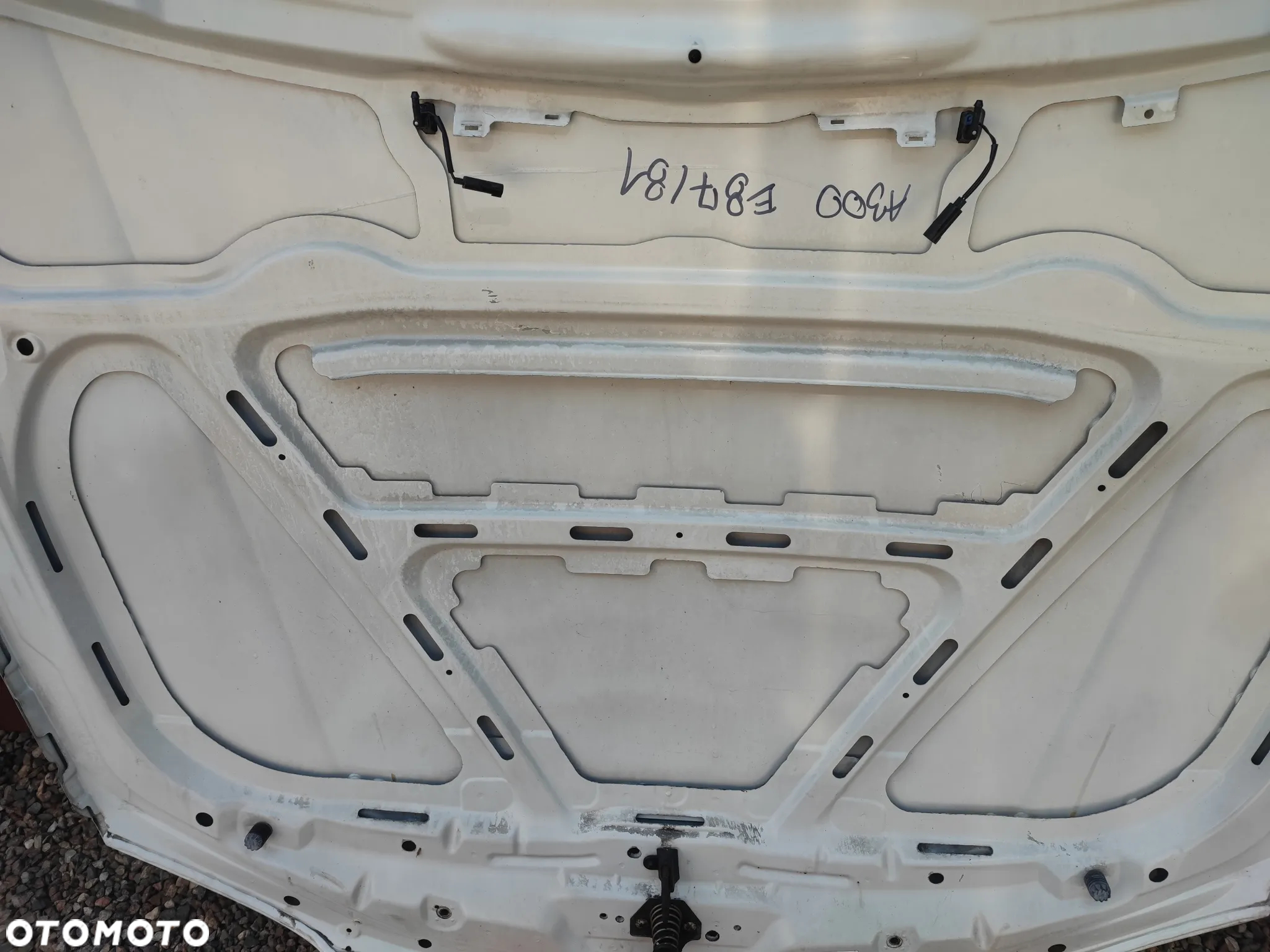 BMW E81 / E82 / E87 / E87LCI / E88  ORYGINALNA MASKA PZEDNIA / POKRYWA SILNIKA PRZÓD W KOLORZE BIAŁYM  ALPINEWEISS III O KODZIE A300 O NR. 41 62 7 162 102 / 41 61 4 415 290 / 41 62 7 134 070 OEM W DOBRYM STANIE - 19