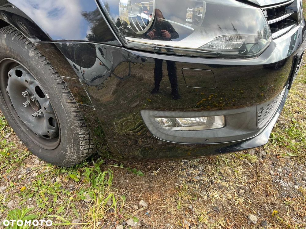zderzak atrapa przód przedni vw polo v 5 6r0 6r 2009 -2013 lc9x kompleny spryski na lampy halogeny - 6